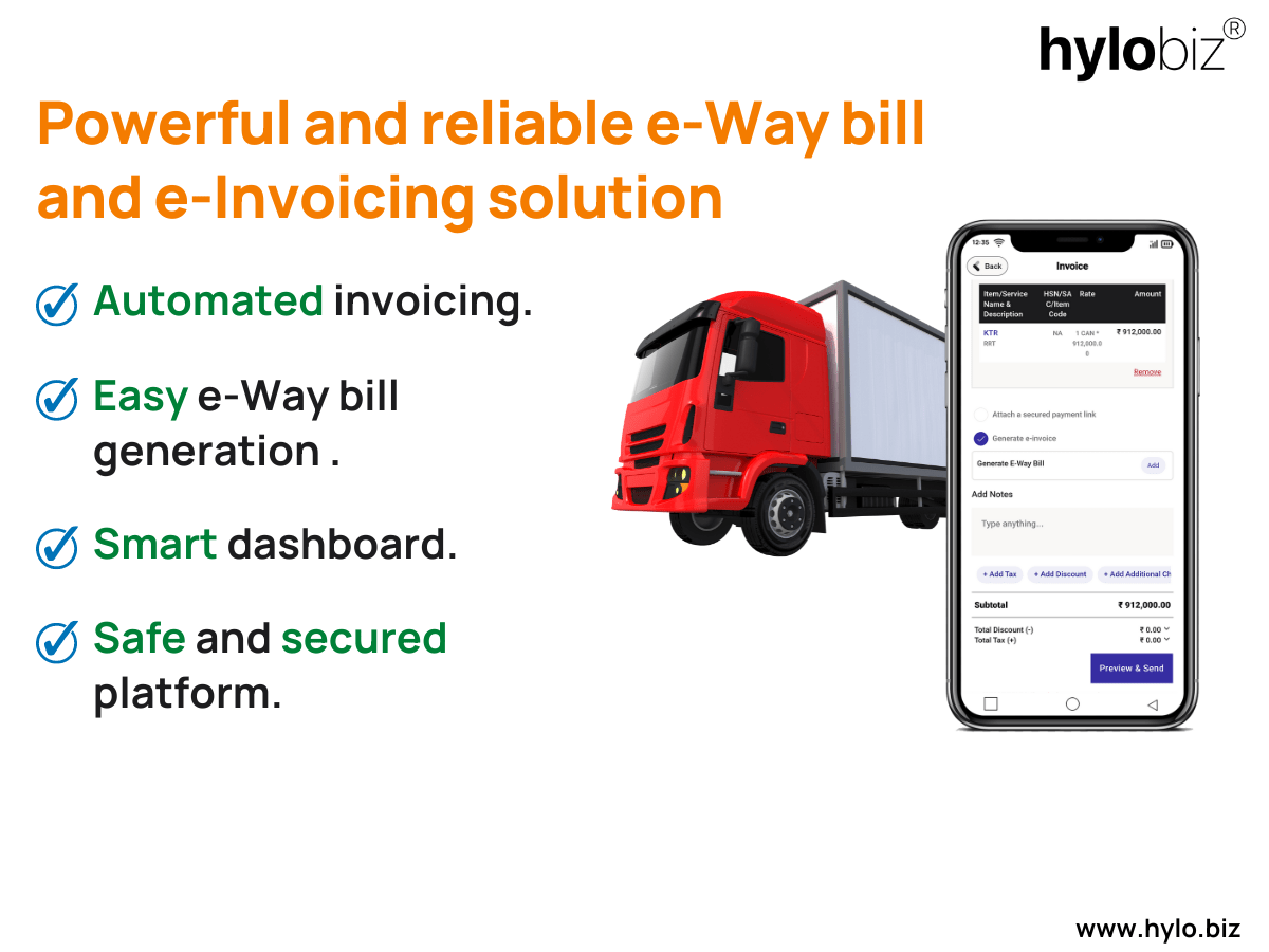 Top GST e way bill login portal at Hylobiz Platform