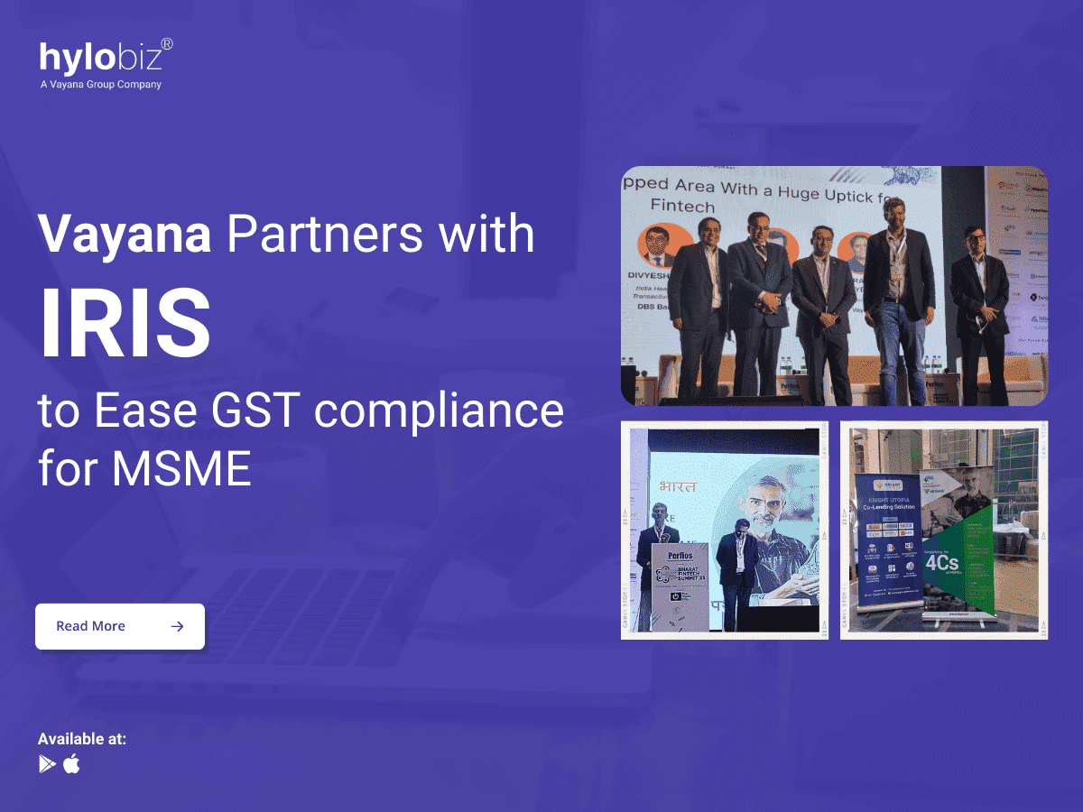 Ease GST Compliance for MSME Vayana Partners with IRIS, GST compliance, GST compliance solutions